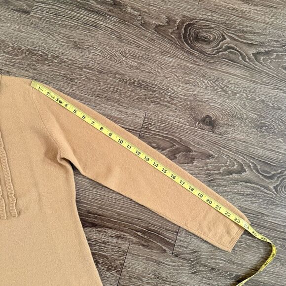 Burberry Light Camel Tan 100% Cashmere Sweater - Picture 12 of 13